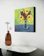 Load image into Gallery viewer, Sunflower Original Painting 12&quot; x 12&quot;
