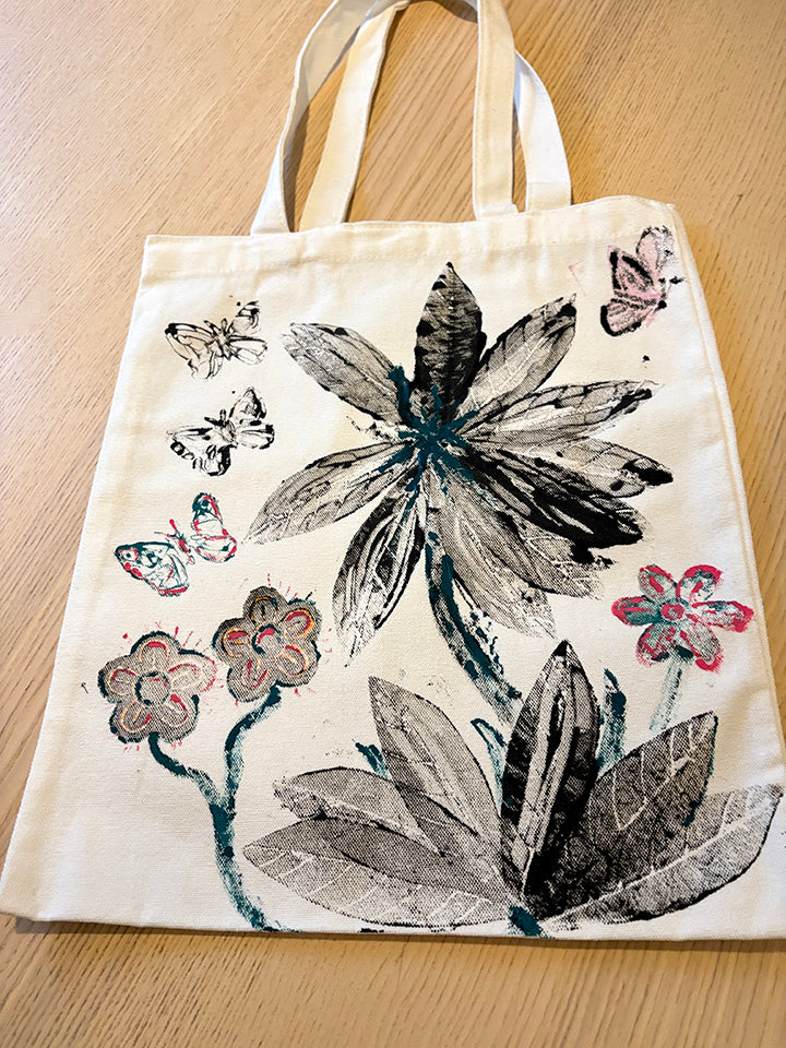 Block Printing Tote Bag Workshop Deposit - for Deanna