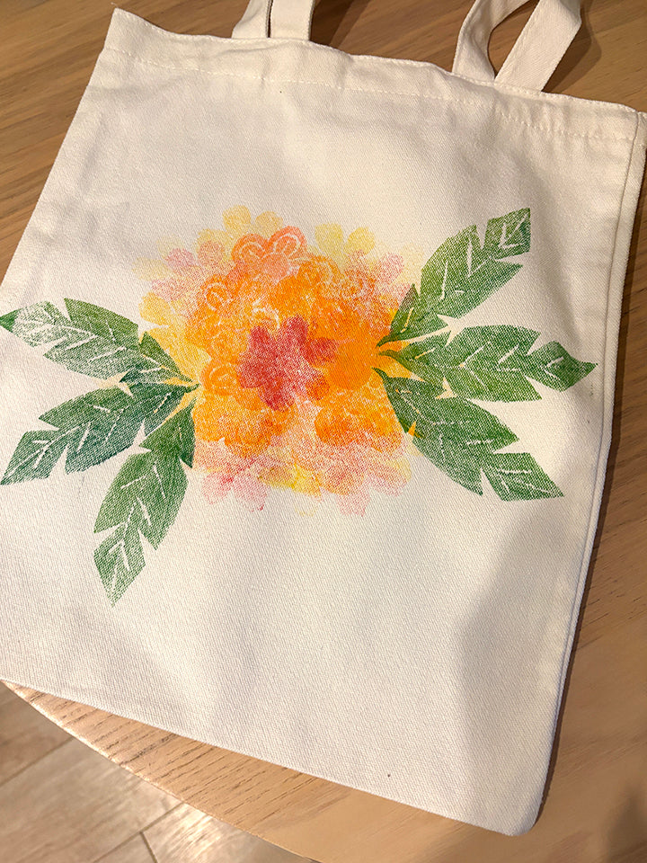 Block Printing Tote Bag Workshop Deposit - for Deanna