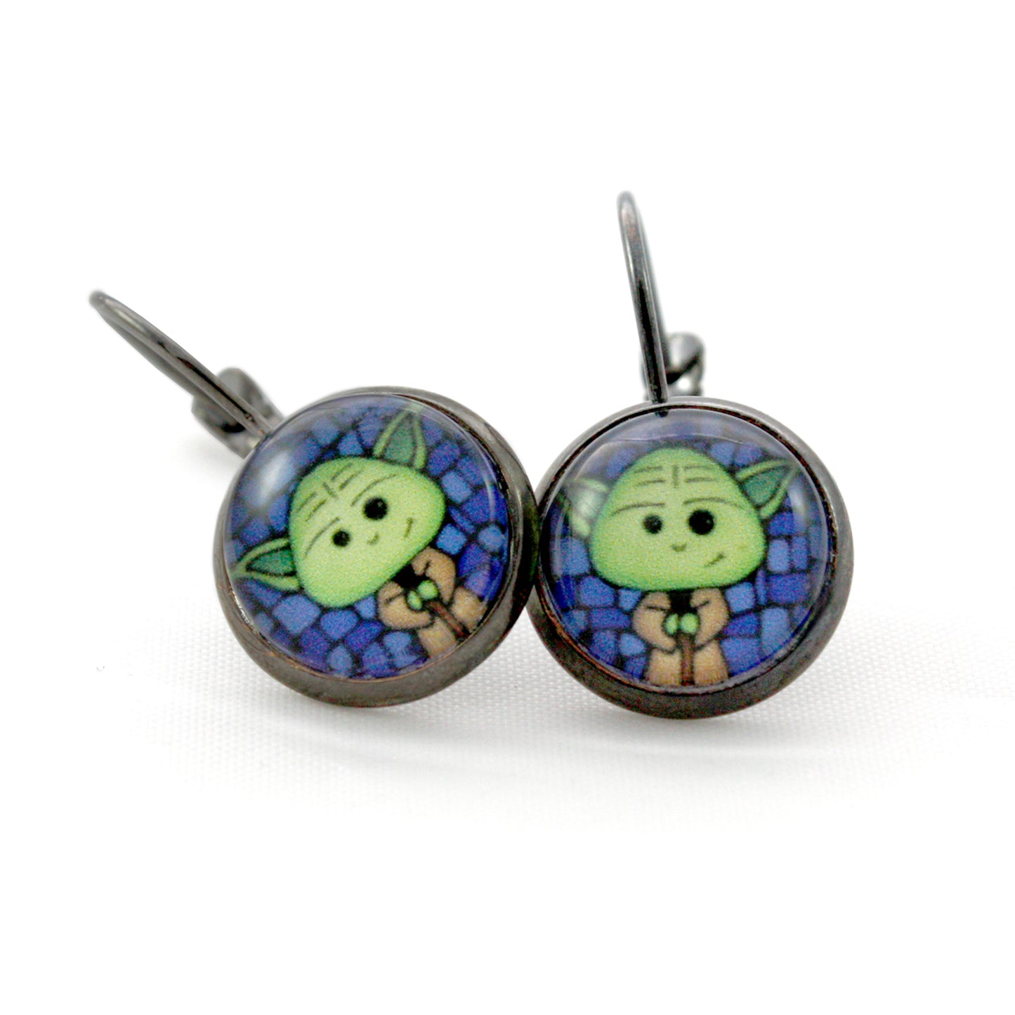 Green Goblin of Wisdom Dangle Earrings