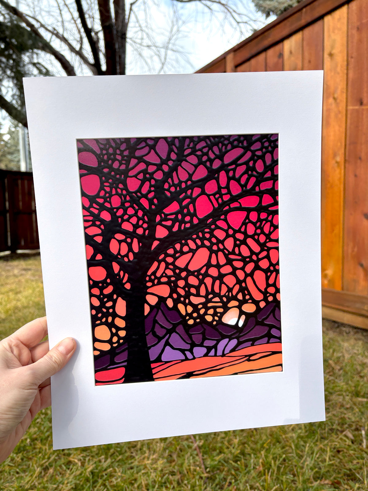 Tree Silhouette Print Limited Edition