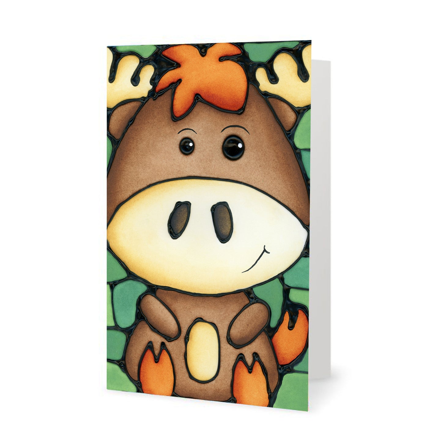 Moose Large Greeting Card