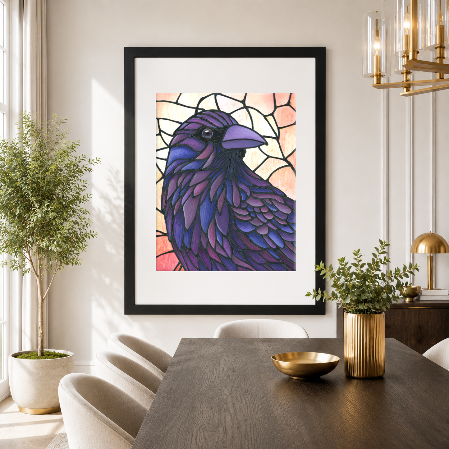 Crow Art Print