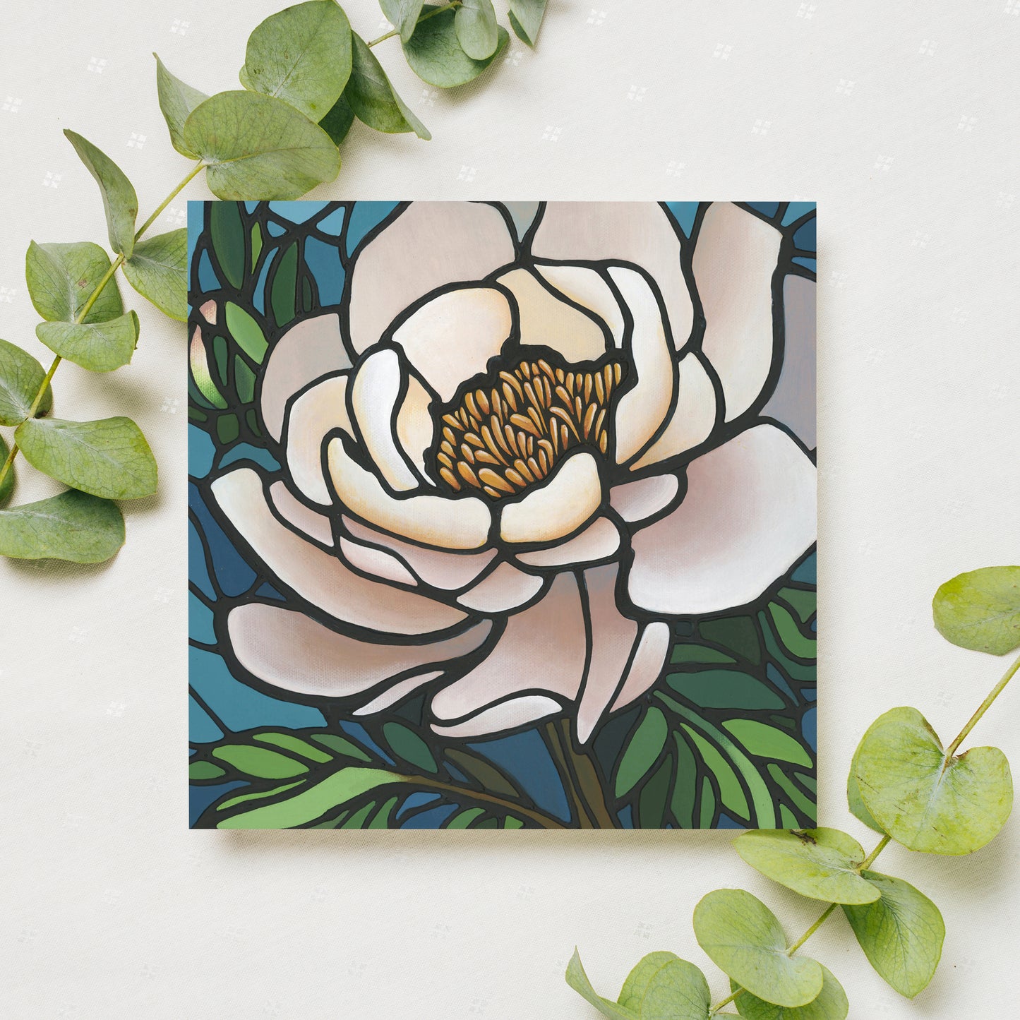 Set of 6 Square Greeting Cards