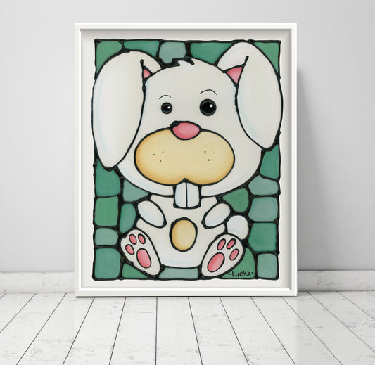 Bunny Wall Art Print
