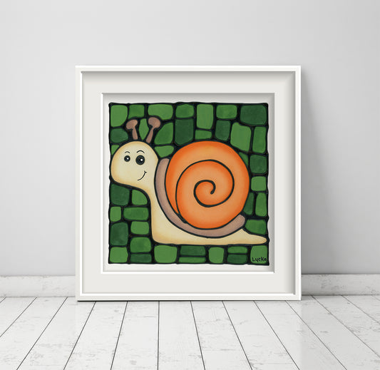 Snail Wall Art Print
