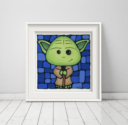 Green Goblin of Wisdom Art Print