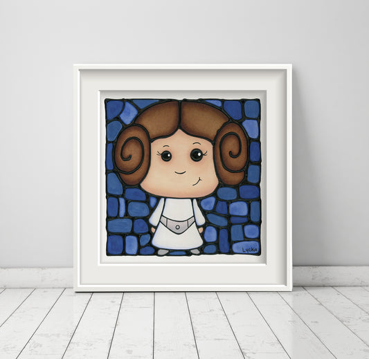Rebel Princess Extraordinaire Art Print