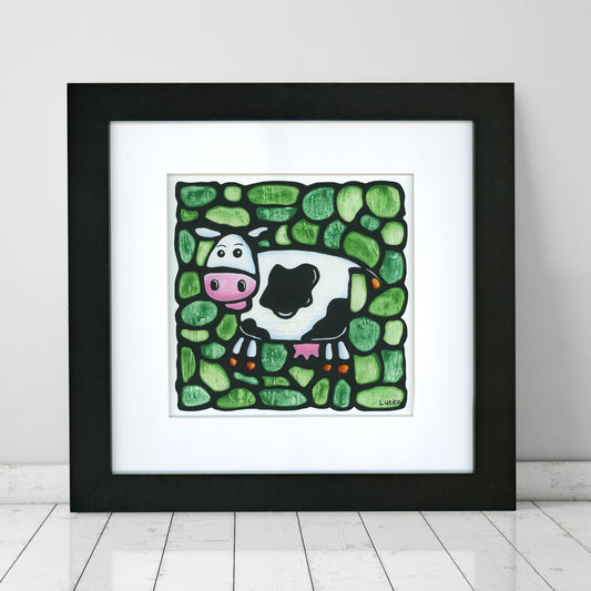Cow Wall Art Print