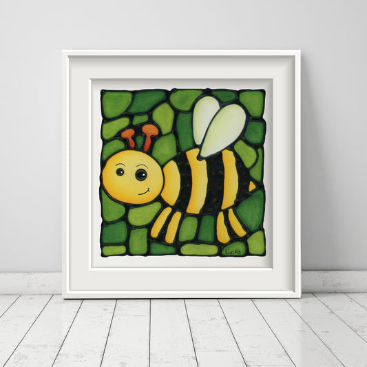 Bee Wall Art Print