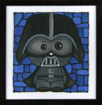 Load image into Gallery viewer, Vader Original Painting 13&quot; x 13&quot; Framed
