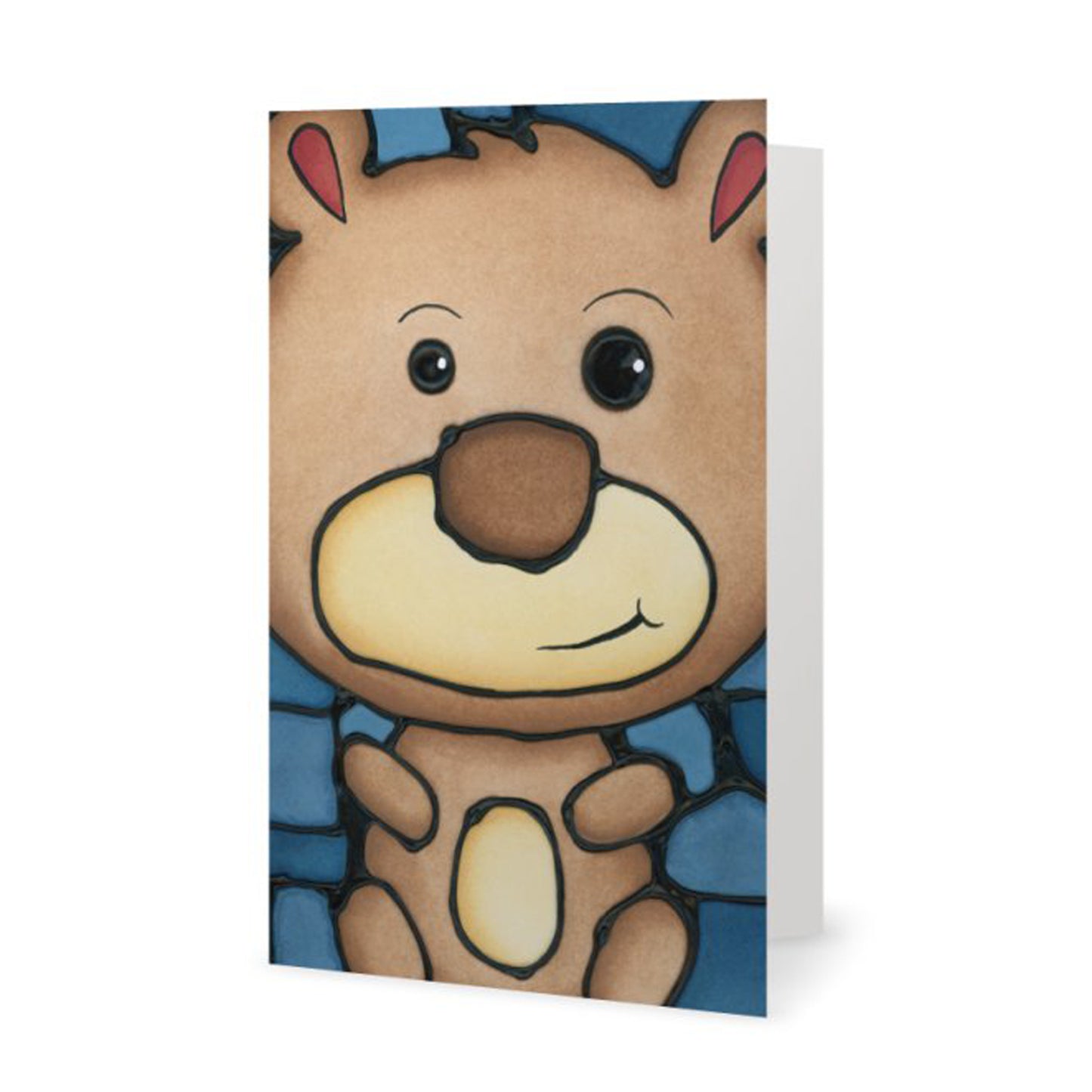 Brown Bear Large Greeting Card