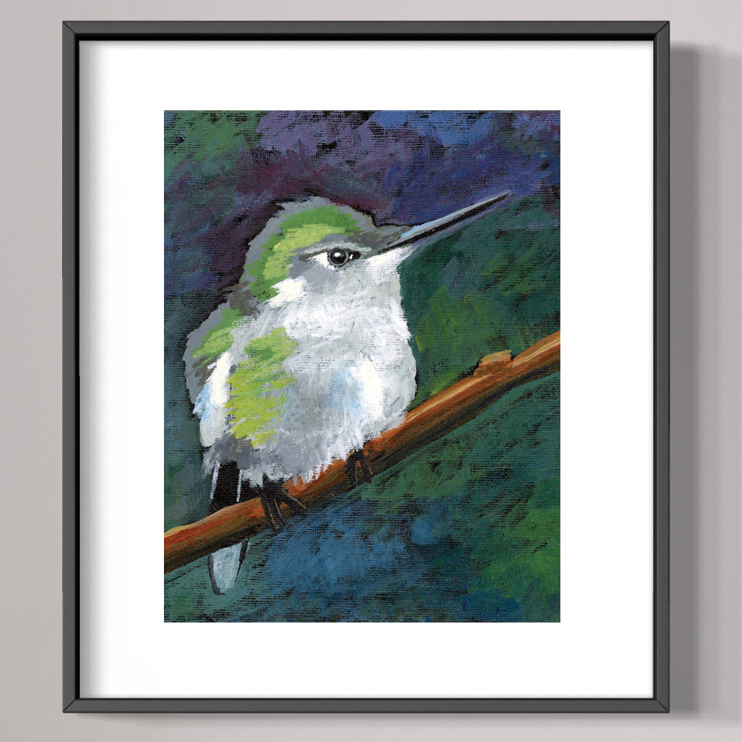 Cute Hummingbird Art Print