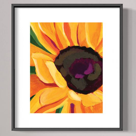 Yellow Sunflower Art Print