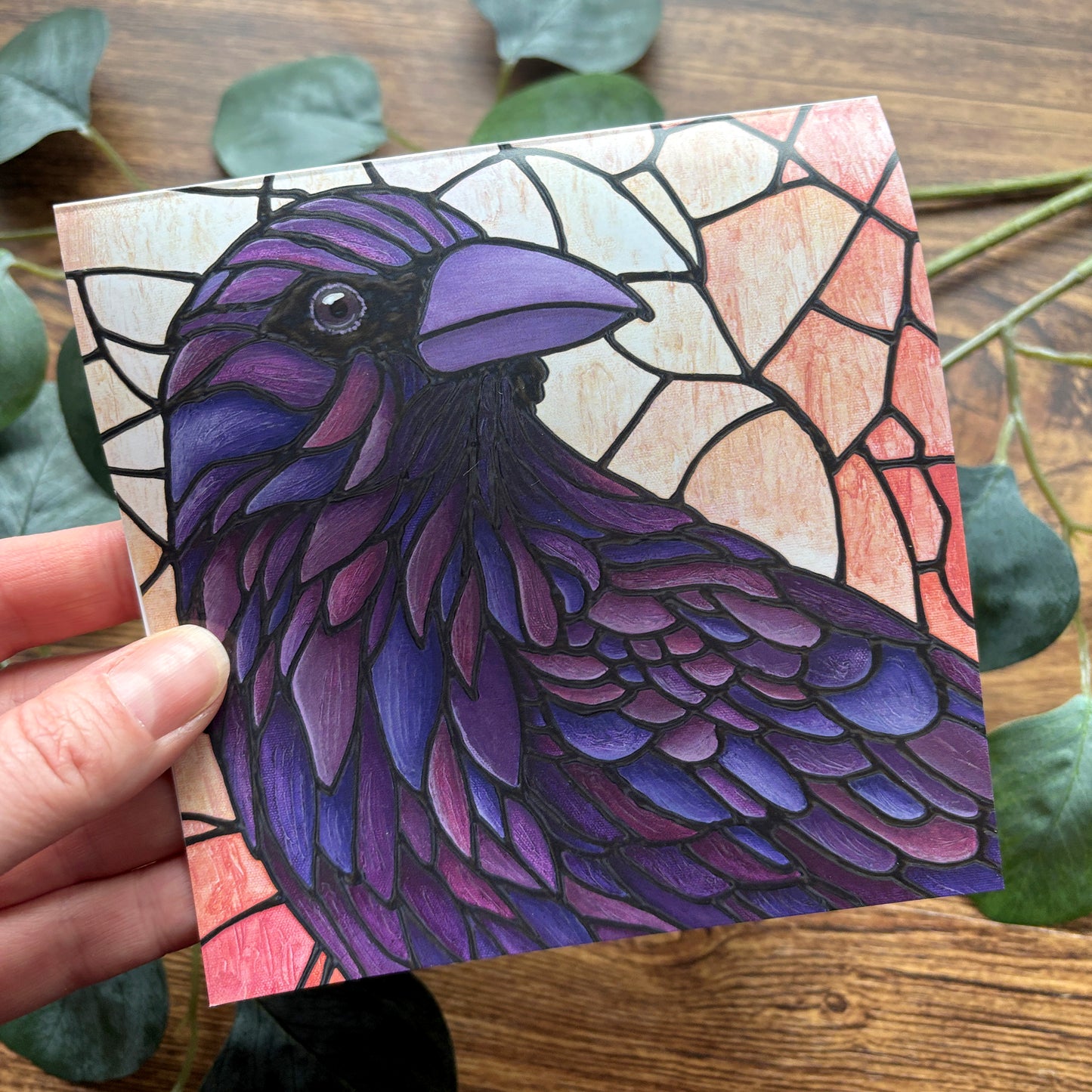 Set of 6 Square Greeting Cards