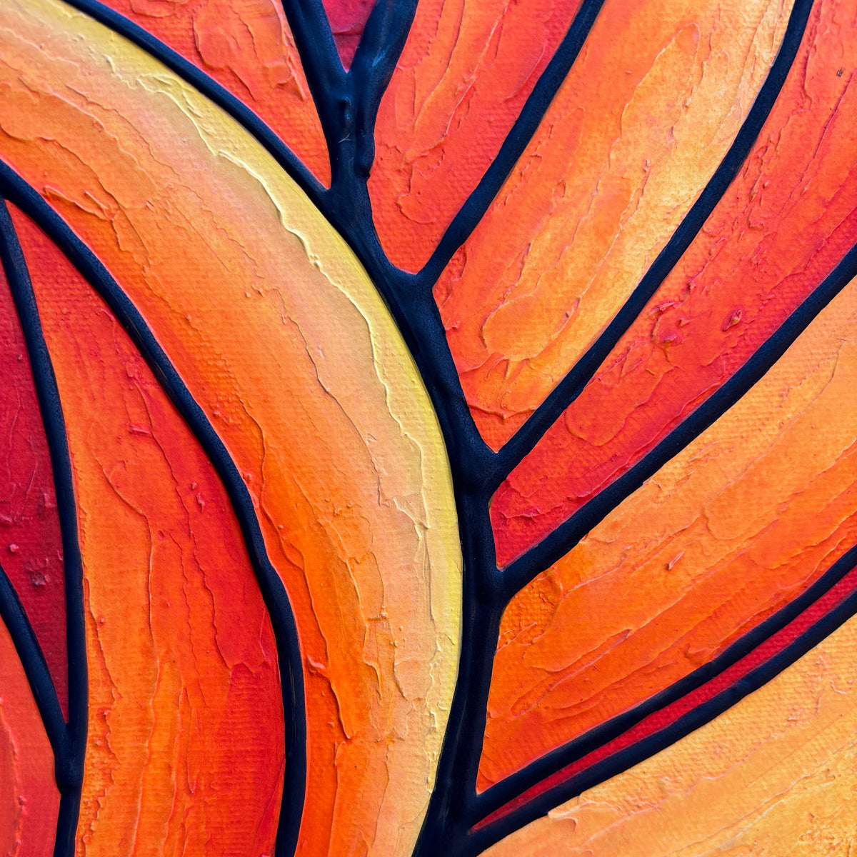 Chrysanthemum Flower Original Painting 22 x 28 inch