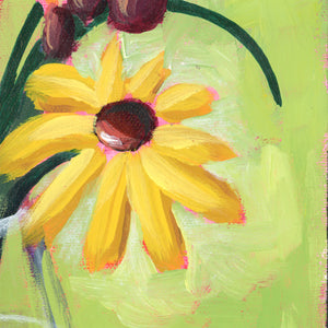 Sunflower Original Painting 12" x 12"