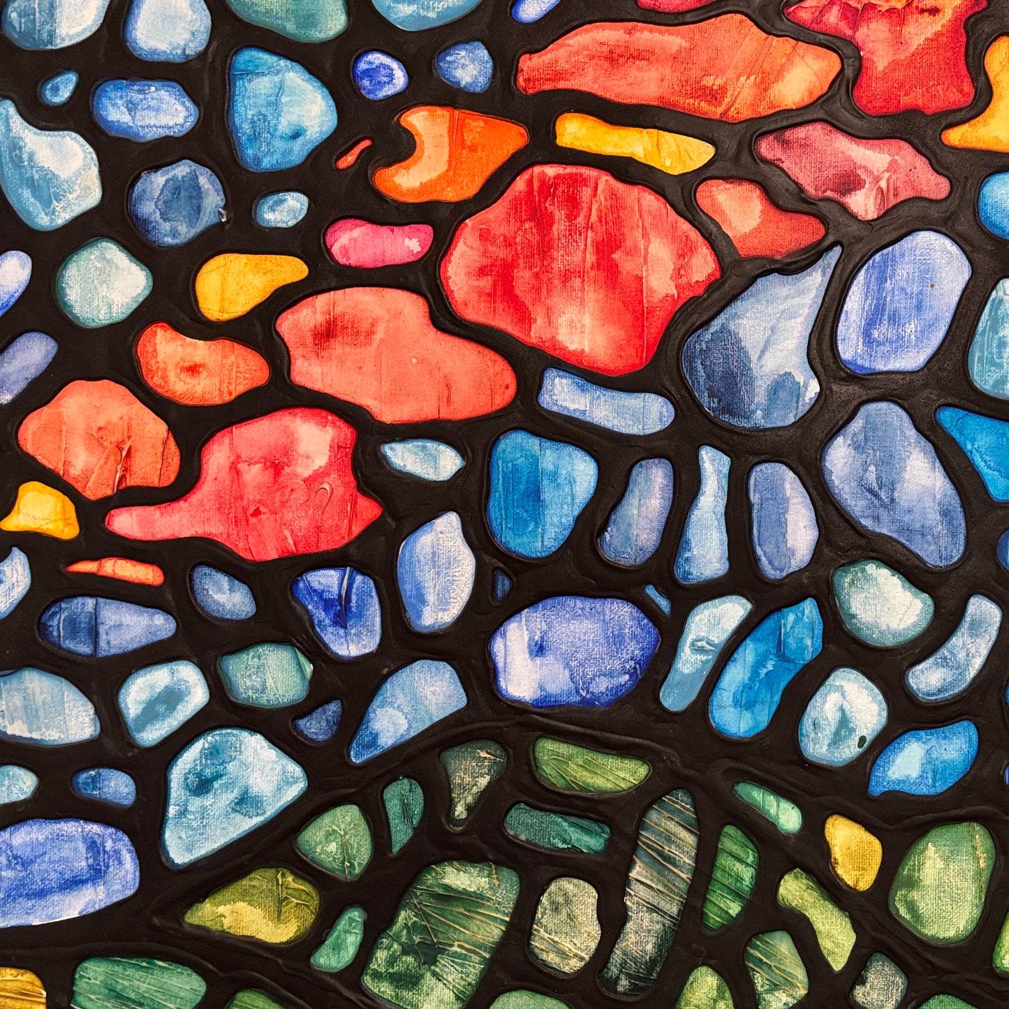Autumn Landscape Original Painting - 60 x 32 inch