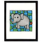 Load image into Gallery viewer, Elephant Original Painting 12&quot; x 15&quot; Framed
