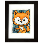 Load image into Gallery viewer, Fox Original Painting 13.75&quot; x 16.75&quot; Framed
