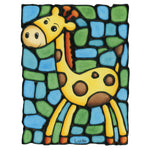 Load image into Gallery viewer, Giraffe Original Painting 12&quot; x 15&quot; Framed
