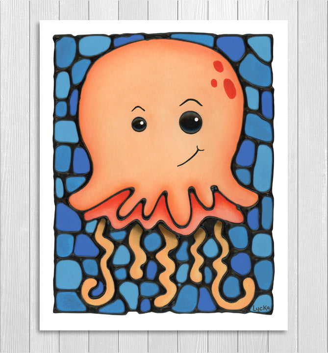 Jellyfish Wall Art Print