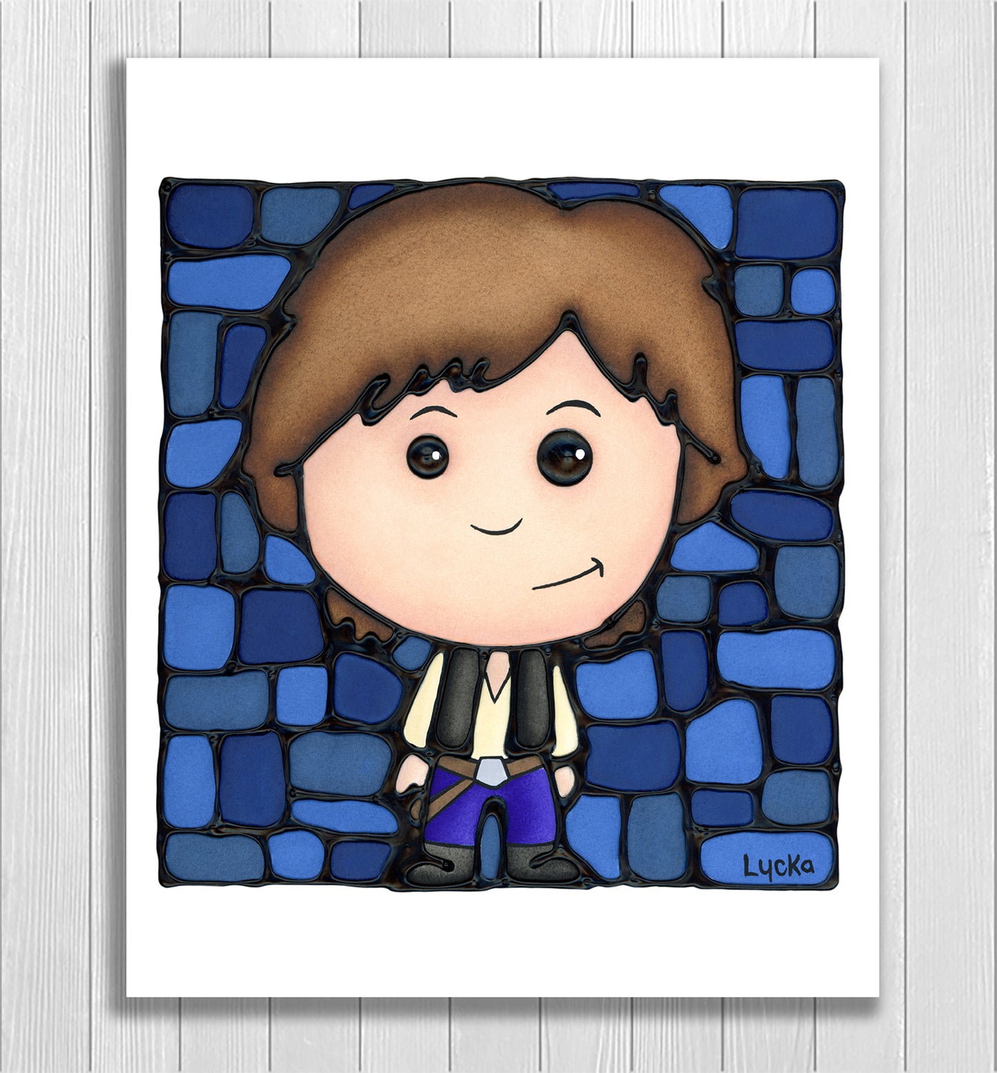 Charming Space Pirate Art Print