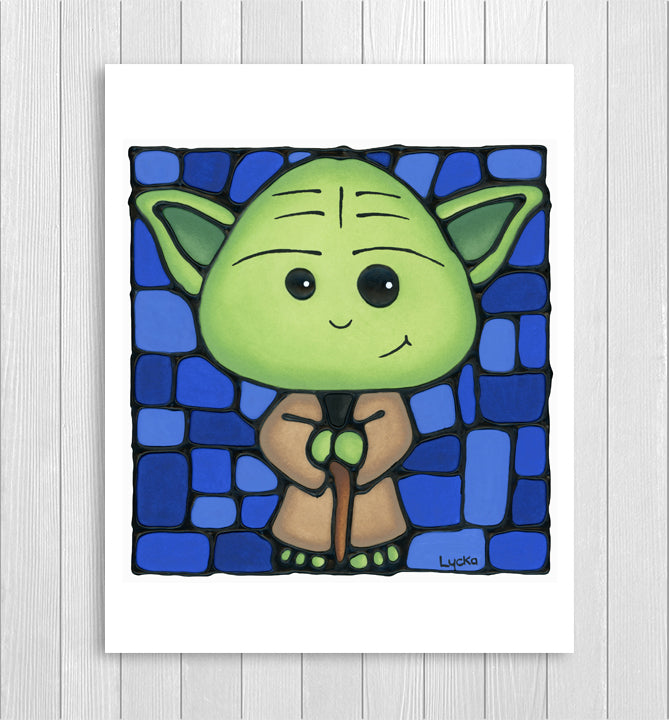 Green Goblin of Wisdom Art Print