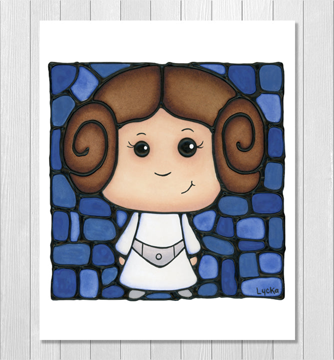 Rebel Princess Extraordinaire Art Print
