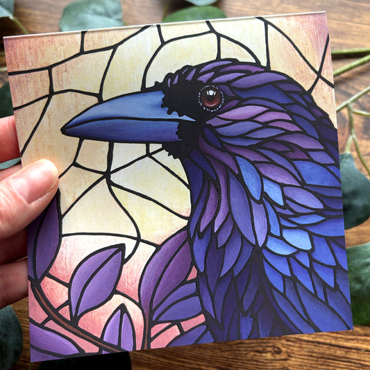 Raven Greeting Card