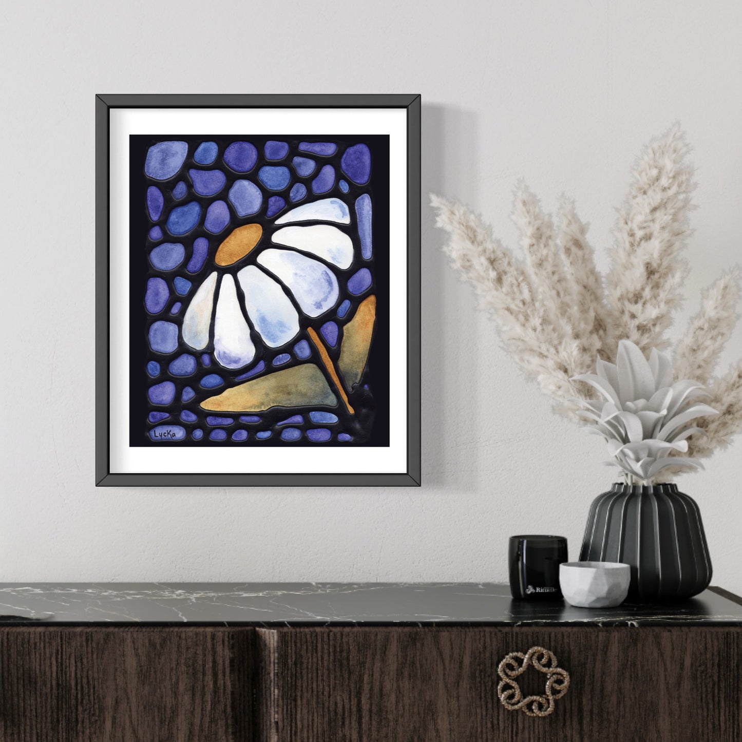 Daisy Flower Art Print