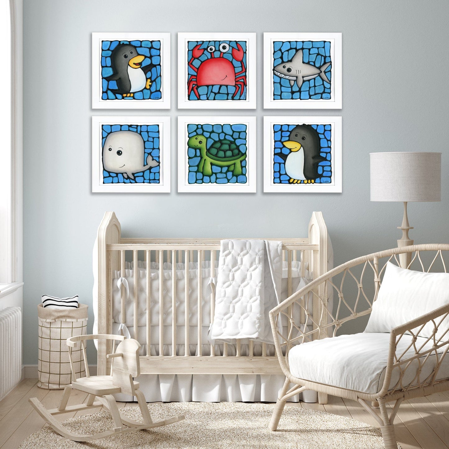 Crab Nursery Wall Art Print