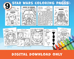Load image into Gallery viewer, Sci-Fi Birthday Coloring Pages
