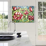 Load image into Gallery viewer, Red Peony Flower Original Painting 40 x 30 inches
