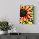 Load image into Gallery viewer, Orange Sunflower Original Painting 9 x 12 inch
