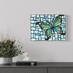 Load image into Gallery viewer, Teal Butterfly Original Painting 12 x 9 inch

