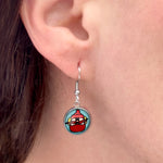 Load image into Gallery viewer, Yukon Cornelius Christmas Dangle Earrings

