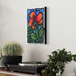 Load image into Gallery viewer, Poppy Flower Original Painting 9 x 12 inch Canvas
