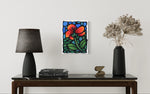 Load image into Gallery viewer, Poppy Flower Original Painting 9 x 12 inch Canvas
