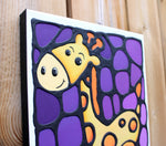 Load image into Gallery viewer, Cute Giraffe Original Painting 9&quot; x 12&quot;
