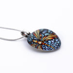 Load image into Gallery viewer, 50% Off - Dragonfly Necklace - Circle Glass Dome Necklace
