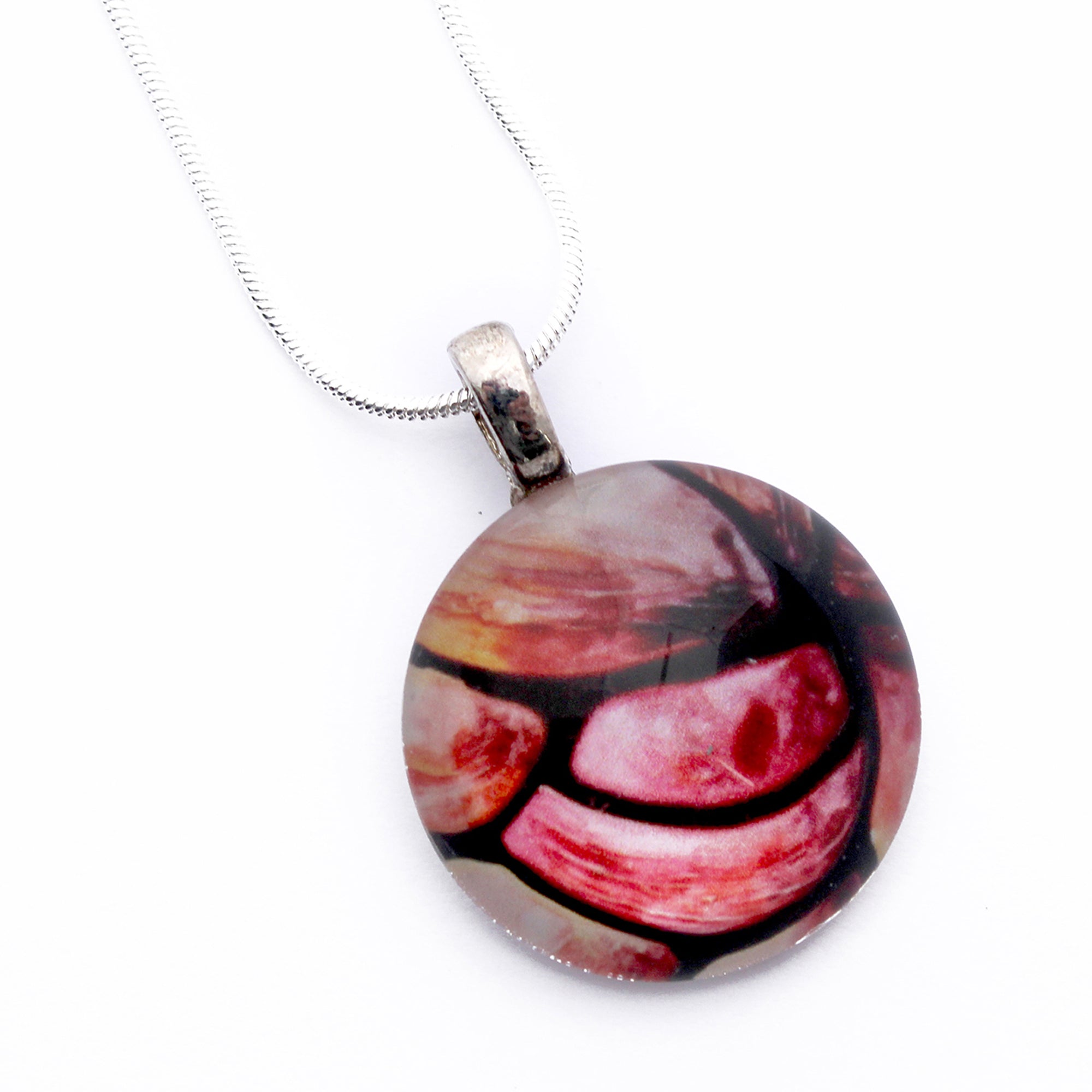 50% Off - Abstract Flower Petals Dome Necklace