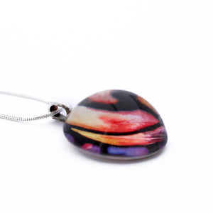 50% Off - Abstract Tulip Flower Dome Necklace