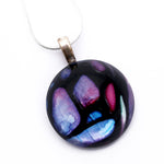 Load image into Gallery viewer, 50% Off - Abstract purple Dome Necklace
