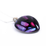Load image into Gallery viewer, 50% Off - Abstract purple Dome Necklace
