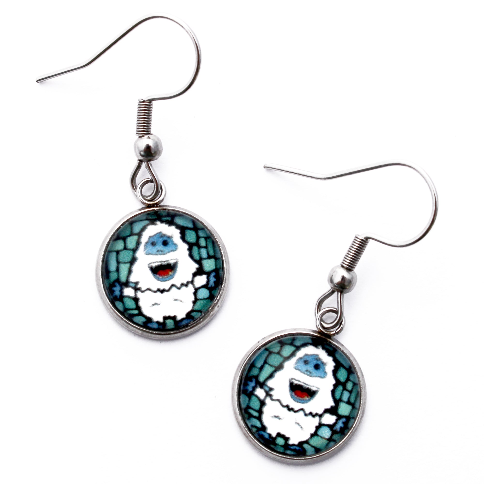 Bumble Christmas Dangle Earrings (Full Body)
