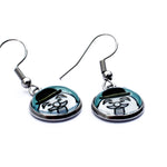 Load image into Gallery viewer, Sam the Snowman Christmas Dangle Earrings
