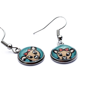 Clarice Christmas Dangle Earrings
