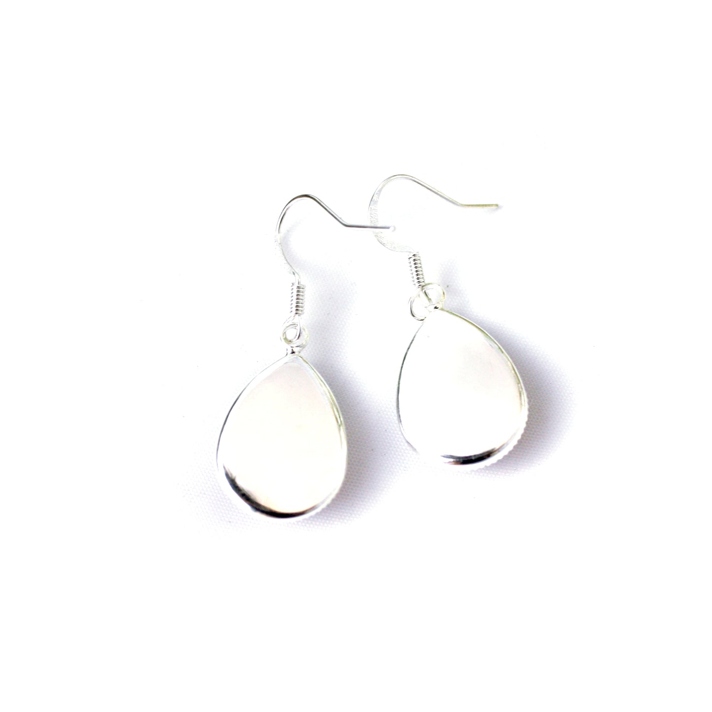 Iris Flower Teardrop Earrings