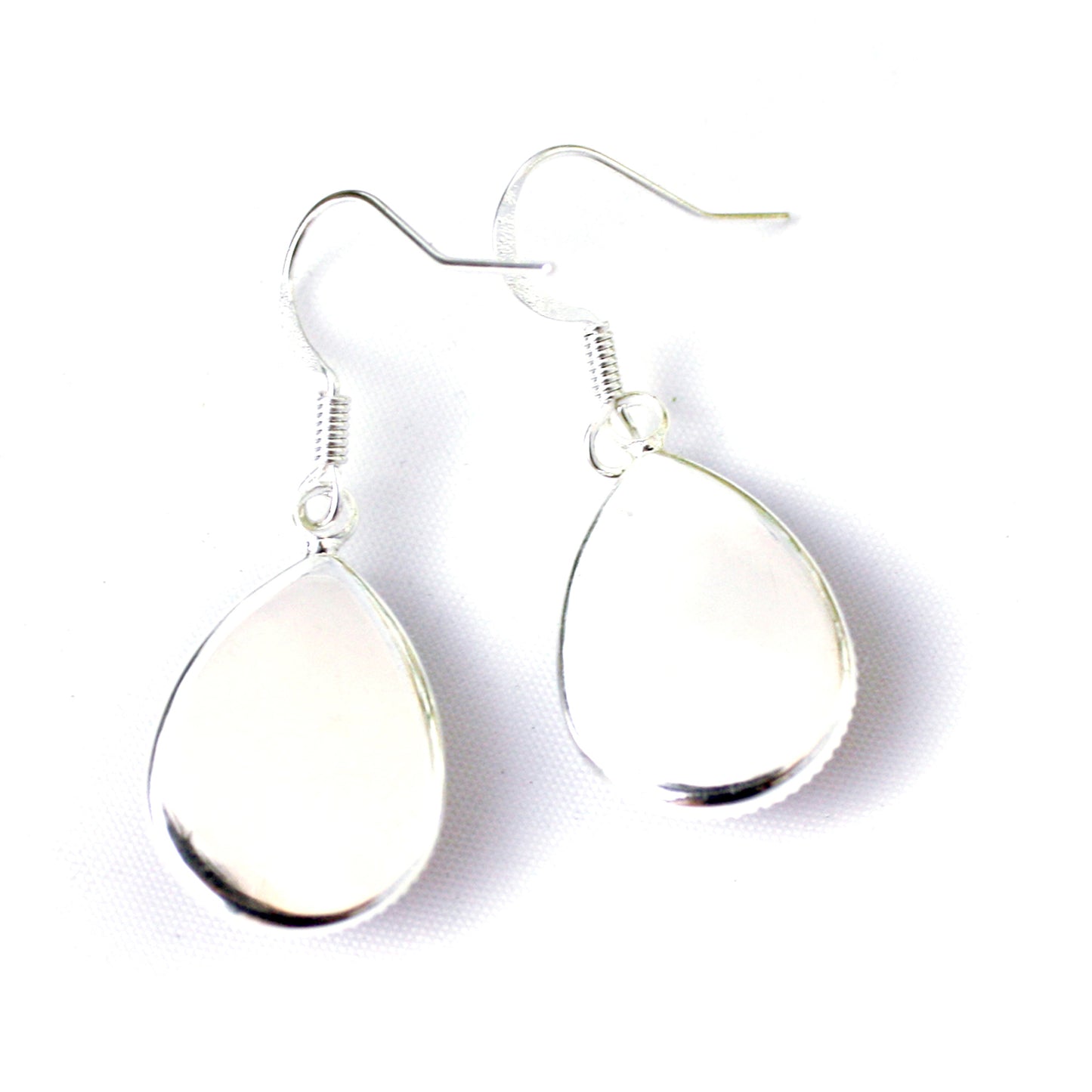 Purple Snapdragon Teardrop Earrings